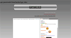 Desktop Screenshot of gayhacked.com