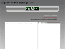 Tablet Screenshot of gayhacked.com